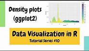 Plotting in R using ggplot2: Density plots (Data Visualization Basics in R #10)