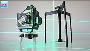 Best laser level tool 4D 16 lines - 360 vertical and horizontal laser - How to Use a Laser Level