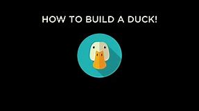 How to build a DUCK! Part 1…