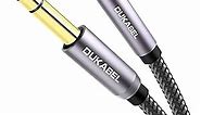 DUKABEL TopSeries 6.35mm (1/4 inch) to 3.5mm (1/8 inch) Headphone Jack Adapter, 1/8 (Female) to 1/4 (Male) Extension Cable, 3.5 to 6.35 Audio Cable for Mixer Guitar Piano Amplifier Speaker and More