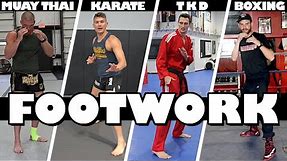 How Different Martial Arts Style teach FOOTWORK