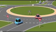How to yield, enter and exit when using a roundabout
