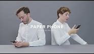 Paper phone - A printable Paper Phone which helps you take a break away from your digital world