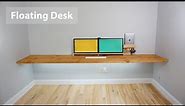 A Minimal Floating Desk (Part 1)