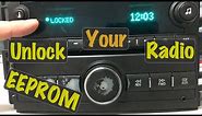 2007 - 2010 How to VIN Unlock Salvage Yard GM Radio w/ Tech2 OR Manually Programming its EEPROM