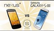 Nexus 4 vs Galaxy S3