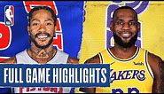 PISTONS at LAKERS | FULL GAME HIGHLIGHTS | January 5, 2020