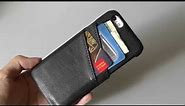 Doc Artisan Leather Card Case for iPhone 6 - First Look -