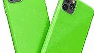 GOOSPERY Pearl Jelly for Apple iPhone 11 Pro Max Case (6.5 inches) Slim Thin Rubber Case (Lime)