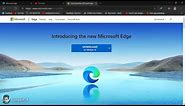 Microsoft Edge new update and review - How to install new Microsoft Edge on Windows 10