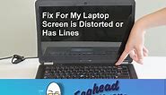 Fix My Laptop Screen is Distorted or Has Lines When It Turns On - Tutorial By a Certified Technician