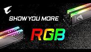 AORUS RGB Memory | Feature Highlight
