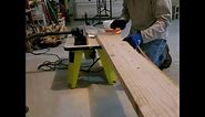 Finishing The Countertop Brackets & 1st Run with The Ryobi Router Table