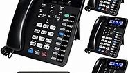 XBLUE X16 Plus Small Business Phone System Bundle with (4) XD10 Digital Phones - Capacity is (6) Outside Line & (16) Digital Phones - Includes Auto Attendant, Voicemail, Caller ID, Paging & Intercom