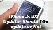 iPhone 4S Official iOS 8 Update - Performance