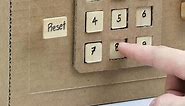 Build a Safe with Combination Number Lock from Cardboard #video #trending #viral #tiktok