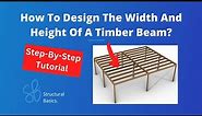 Timber Beam Design | According to Eurocode | Tutorial