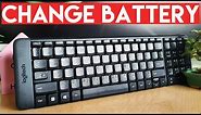 How To Change Battery In Logitech Wireless Keyboard K220