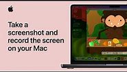 How to take a screenshot and record the screen on your Mac | Apple Support