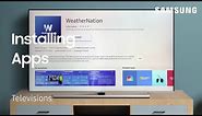 Install Apps from Smart Hub on your TV | Samsung US
