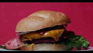 Burger Stock Footage - Burger Free Stock Videos - Burger No Copyright Videos - Fast Food Stock Video