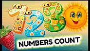 Number Song | 123 Counting | Learn Numbers From 1 To 10 | 12345 For Kids @Learntogrow2407