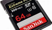 Thẻ nhớ SD 64GB SanDisk Extreme Pro UHS-II 2000x 300/260 MBs (Bản mới nhất) - Tuanphong.vn