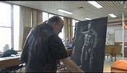 Using White Chalk to Draw on Black