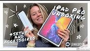 unboxing the NEW IPAD PRO 2020 and APPLE PENCIL 2 // unboxing, setup and accessories
