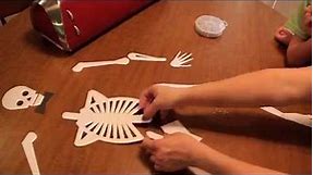 Cricut Tutorial: Skeleton Assembly (Movable Monsters)