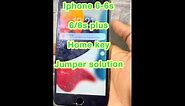 iphone 6/6plus/6s/6s plus home button repair, home key jumper ways