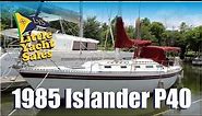 SOLD !!! 1985 Islander P40 Sailboat for sale at Little Yacht Sales, Kemah Texas