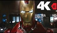 [4k][60FPS] Iron Man 1 Suit Up 4K 60FPS HFR[UHD] ULTRA HD
