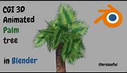 CGI 3D Animated Palm tree in Blender#blender