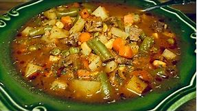 Delicious Easy Vegetable Beef Soup | How To Make