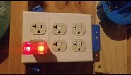 How to use and read a receptacle outlet tester
