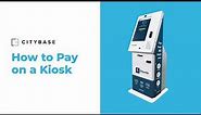 How to pay on a kiosk