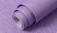 Abyssaly Purple Wallpaper Peel and Stick Removable Stick on Wallpape Self Adhesive Embossed Silk Texture Wallpaper Home Decorativon for Wall Stickers Shelf Liner Paper 15.7 in X 393.7 in