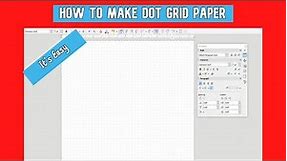 How to Make Dot Grid Paper - Its so EASY!!!!!!!!!!!!!!!