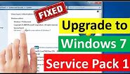 windows 7 service pack 1 download for 64 bit 32 bit | this program requires windows service pack 1