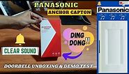 Panasonic ANCHOR Capton (White Colour, Ding Dong) Doorbell Unboxing & Demo Test.