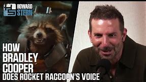 How Bradley Cooper Records Rocket Raccoon for “Guardians of the Galaxy”
