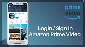 Login Amazon Prime Video | Sign In | www.primevideo.com
