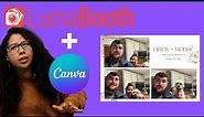 HOW TO MAKE A TEMPLATE ON LUMA BOOTH USING CANVA! PHOTO BOOTH SOFTWARE TEMPLATES