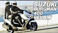 Suzuki Burgman 400 Review | Suzuki's flagship scooter tested on UK roads