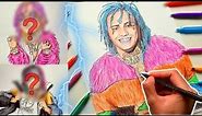 Drawing LIL PUMP in 3 different ART styles using ballpoint pens