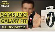 New Galaxy Fit by Samsung [2019 New Galaxy Wearable] - Long Battery, Heart Rate, Water Resistant