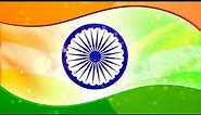 Republic day background video - free indian flag background - animated 26 January background