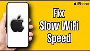 How to Fix WiFi Speed too Slow on iPhone EASY!!