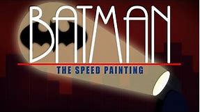 BATMAN (Bruce Timm's Batman the animated series) -speed drawing | DROIDMONKEY